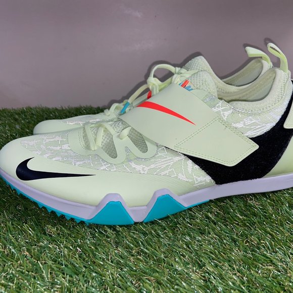 Nike Pole Vault Elite Track Field Spikes AA1204-700 Neon Yellow Green Mens 13 main image 6
